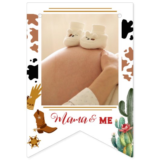 Schattige 1e Verjaardag 12 Maanden Mijlpaal 1e rod Vlaggetjes (Tweede vlag)