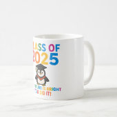 Schattige 2025 Penguin Afstuderen Koffiemok (Voorkant rechts)
