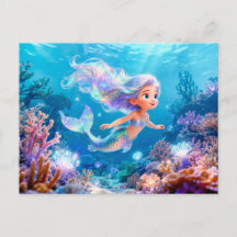 Schattige 3D Maagd Zodiac Zeemeermin
