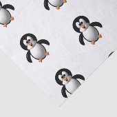 Schattige 3D-Uitzicht Parmantige Pinguïn Tissuepapier (Detail)