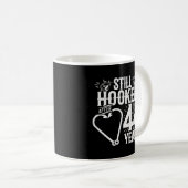 Schattige 44e verjaardag koppels getrouwd 44 jaar koffiemok (Voorkant rechts)