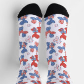 Schattige 4 juli Ballonhonden Sokken (Top)