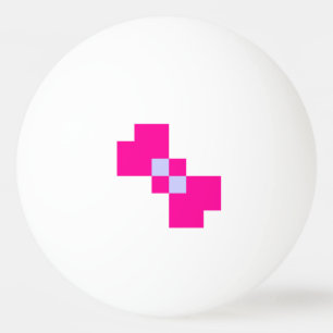 Schattige 8 Bit Pixelen Boog Pingpongbal