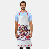 Schattige, 8 Bit valentijnscupid Schort (Gedragen)