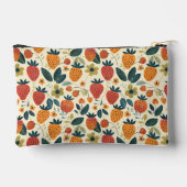 Schattige aangepast aardbeienpatroon etui (Achterkant)