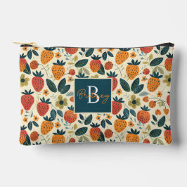 Schattige aangepast aardbeienpatroon etui