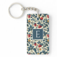 Schattige aangepast aardbeienpatroon