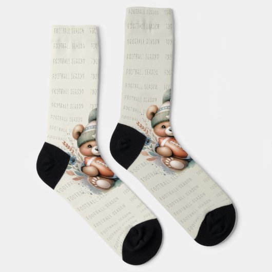 Schattige aangepast Beer Sokken (Rechts)