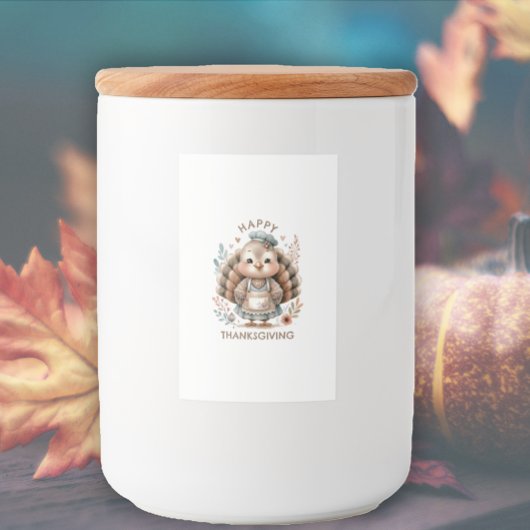 Schattige aangepast bericht Turkije Vakantie Voedselcontainer Etiket