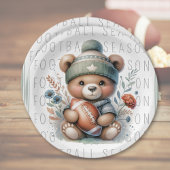 Schattige aangepast Football Papieren Bordje