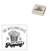 Schattige aangepast gepersonaliseerd lerarengesche rubberstempel (Gestempeld)