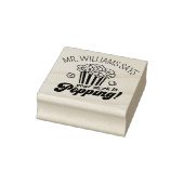 Schattige aangepast gepersonaliseerd lerarengesche rubberstempel (Stempel)