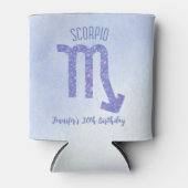 Schattige Aangepast Schorpioen Teken Gepersonalise Blikjeskoeler (Voorkant)