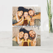 Schattige Aangepaste 2-foto's Sjabloon Vaderdag (Voorkant)