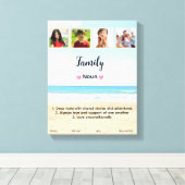 Schattige aangepaste gezelfotofoto canvas afdruk (Insitu (Houten vloer))