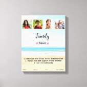 Schattige aangepaste gezelfotofoto canvas afdruk (Voorkant)