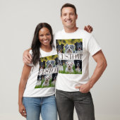 Schattige Aangepaste Mannen T-shirt met hondenthem (Unisex)