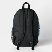 Schattige aangepaste puppy bedrukte rugzak (Achterkant)