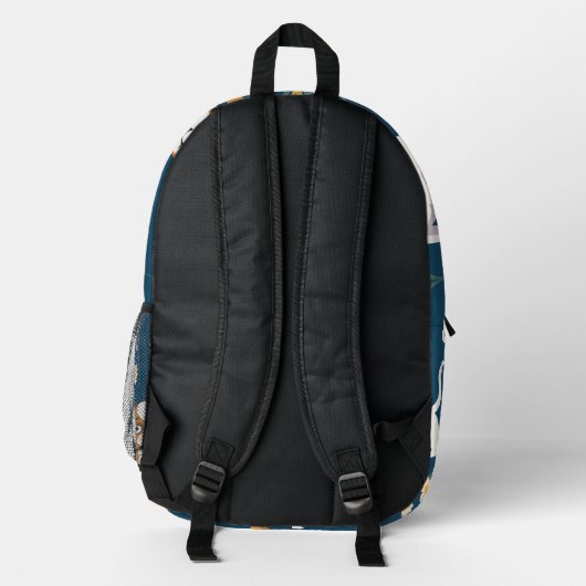 Schattige aangepaste puppy bedrukte rugzak (Achterkant)