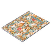 Schattige aangepaste puppy notitieboek (Linkerzijde)