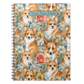 Schattige aangepaste puppy notitieboek
