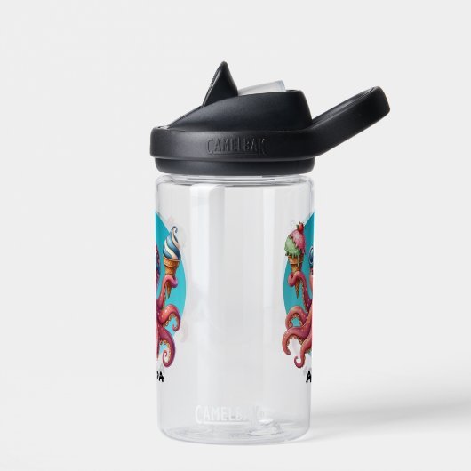 Schattige aanpasbaar octopusijs waterfles (Links)