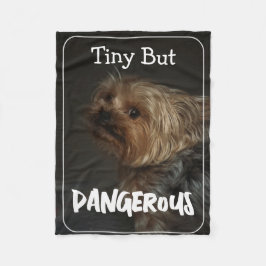 Schattige Aanpasbare Gepersonaliseerde Terrier Hon Fleece Deken