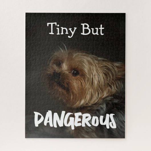 Schattige Aanpasbare Gepersonaliseerde Terrier Hon Legpuzzel (Verticaal)