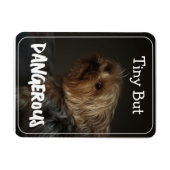 Schattige Aanpasbare Gepersonaliseerde Terrier Hon Magneet (Horizontaal)