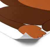 schattige aap poster (Hoek)