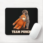 Schattige aap stomp baby grafisch team stomp groot muismat (Met muis)