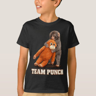 Schattige aap stomp baby grafisch team stomp groot t-shirt