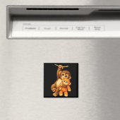 Schattige aap stomp knuffel knuffel omhelzing magneet (Insitu (Vaatwasser))