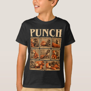 Schattige aap stompt baby t-shirt
