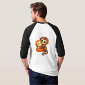 schattige aap t-shirt (Achterkant volledig)