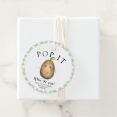 Schattige aardappel - Laat hem knallen! Als zij kn Bedankjes Labels (In situ)