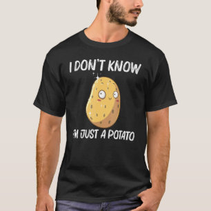 Schattige Aardappel Voor Mannen Vrouwen Groente Ge T-shirt