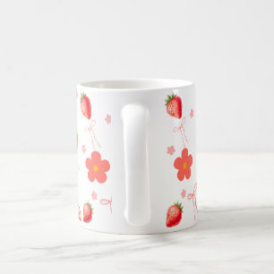 Schattige Aardbei Koffiemok