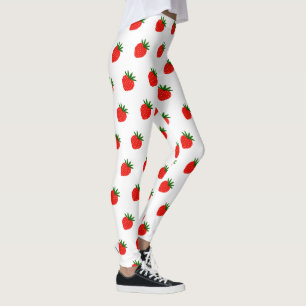 Schattige Aardbei Leggings Schattige Boho Berry Vi