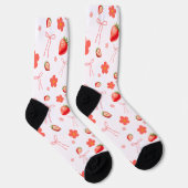 Schattige Aardbei Sokken (Rechts)