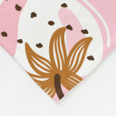 Schattige Aardbeien  Fruit Behang Fleece Deken (Hoek)