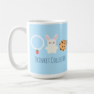Schattige aardbeien Ketting, konijn en ring Koffiemok