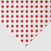 Schattige aardbeienpatroontissuepapier tissuepapier (Detail)