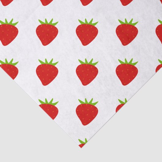 Schattige aardbeienpatroontissuepapier tissuepapier (Detail)