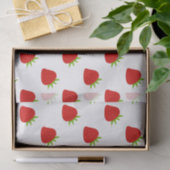 Schattige aardbeienpatroontissuepapier tissuepapier (Geschenk)