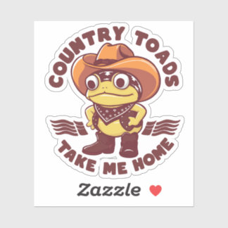 Schattige Aardepad Puns Landpadden Brengen Me Thui Sticker