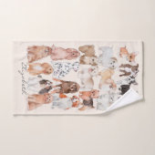 Schattige Aardige Pups Bad Handdoek (Handdoek)