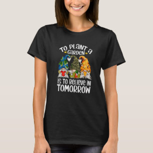 Schattige Aardmannetje Om Een Tuin Te Planten Is O T-shirt