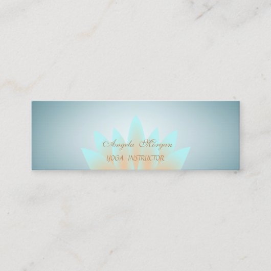 Schattige aardverslapper mini visitekaartje (Voorkant)