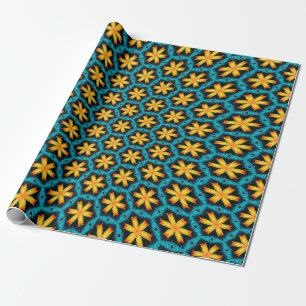 Schattige Abstract bloemenpatroon Cadeaupapier